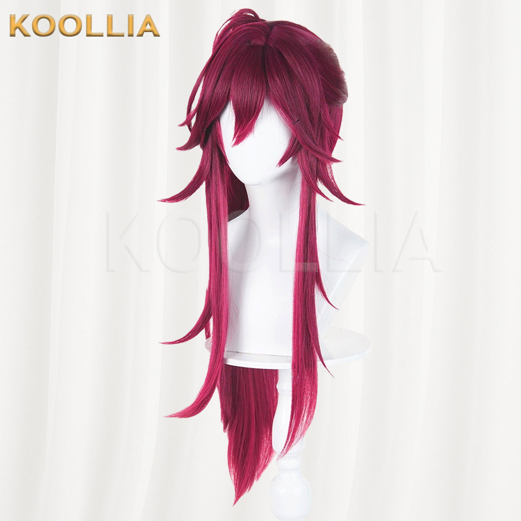 Ensemble Stars Wakami Maruka Wine Red Basic Wig