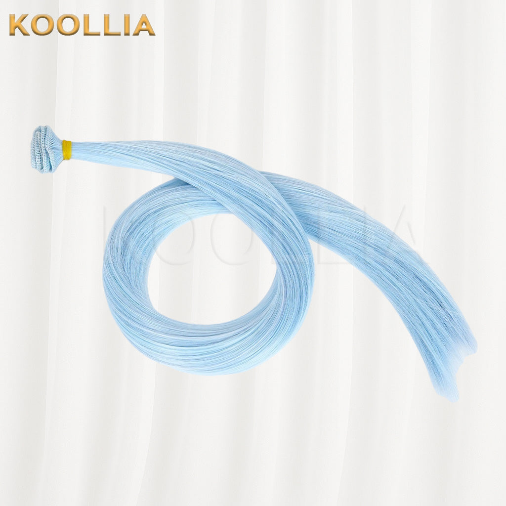 Genshin Impact Linnea Light Pink Layered Medium Length Basic Wig