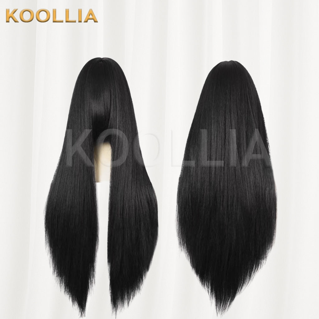 All-purpose 80cm High Temperature Basic Crimped Wig