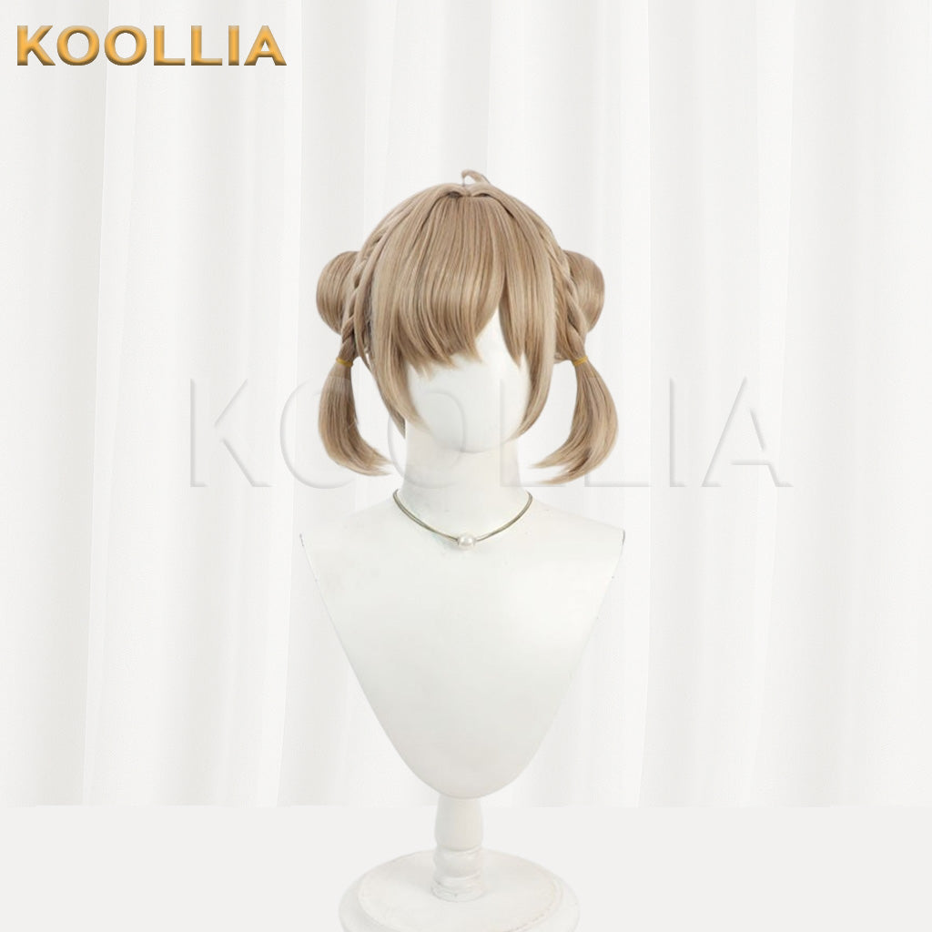 Zenless Zone Zero Hongdou (Sweety) Light Linen Separated Double Buns Basic Wig