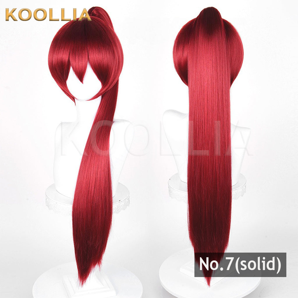 All-purpose 80cm Thick Fluffy Corn Fiber Ponytail with Tiger Mouth Clip