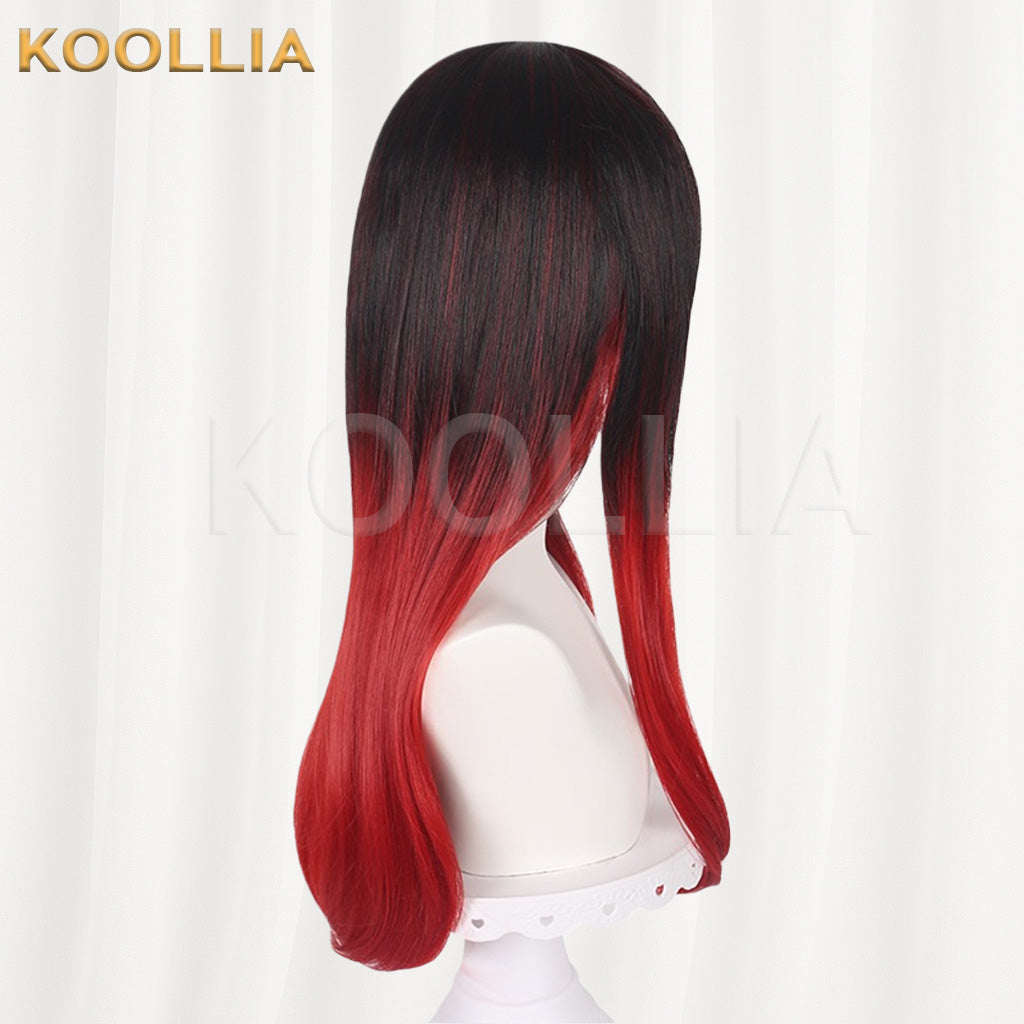 Wind Breaker Wind Blake Black‑Red Gradient Basic Wig