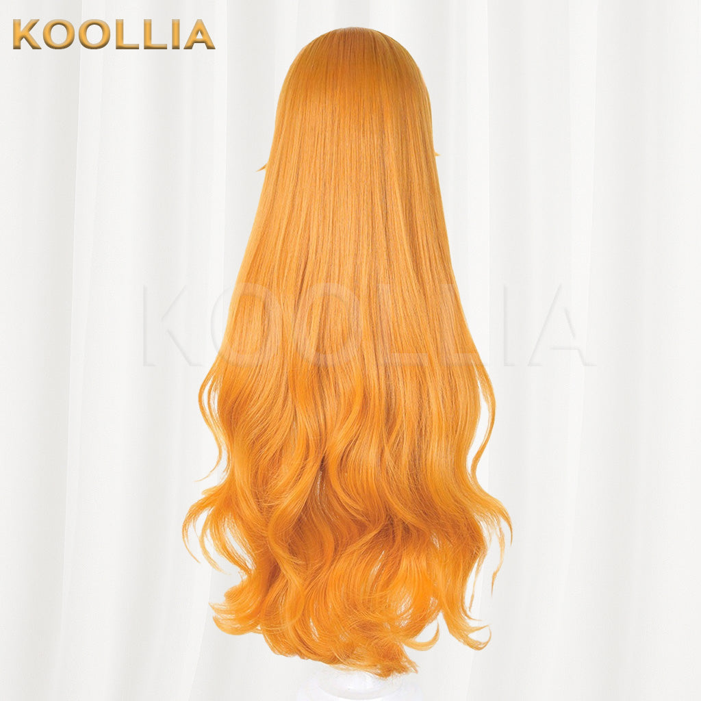 One Piece Nami Orange Yellow Basic Wig