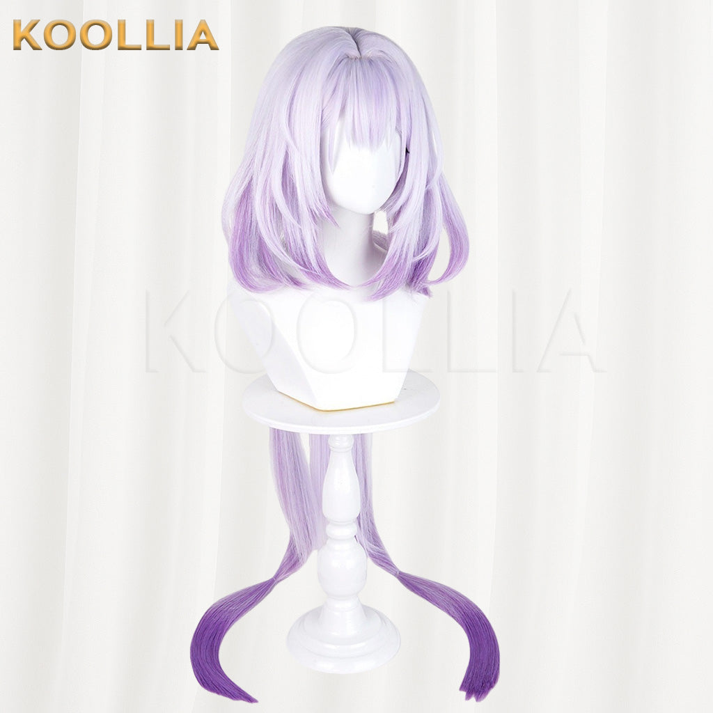 Honkai: Star Rail Castorice White‑Purple Gradient Basic Wig