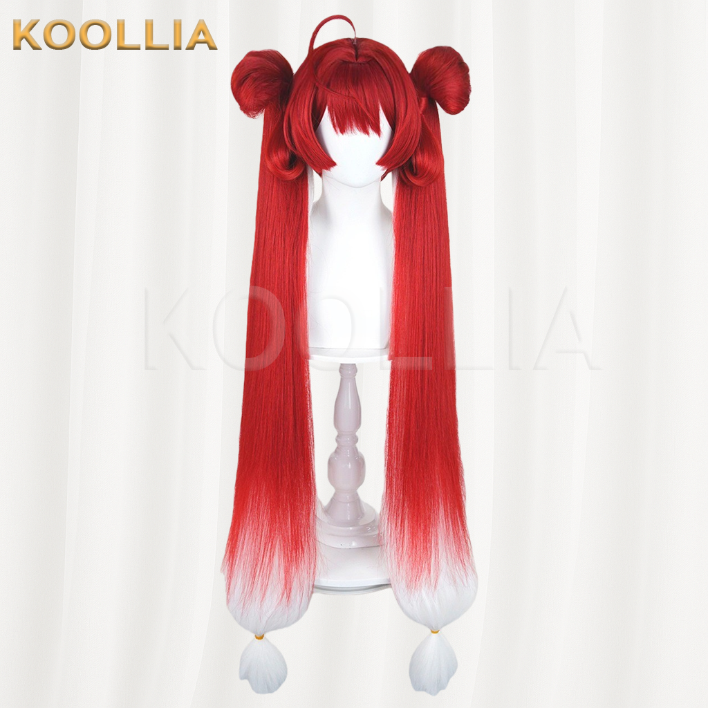 Wuthering Waves Su Ming Red To White Ombre Basic Wig
