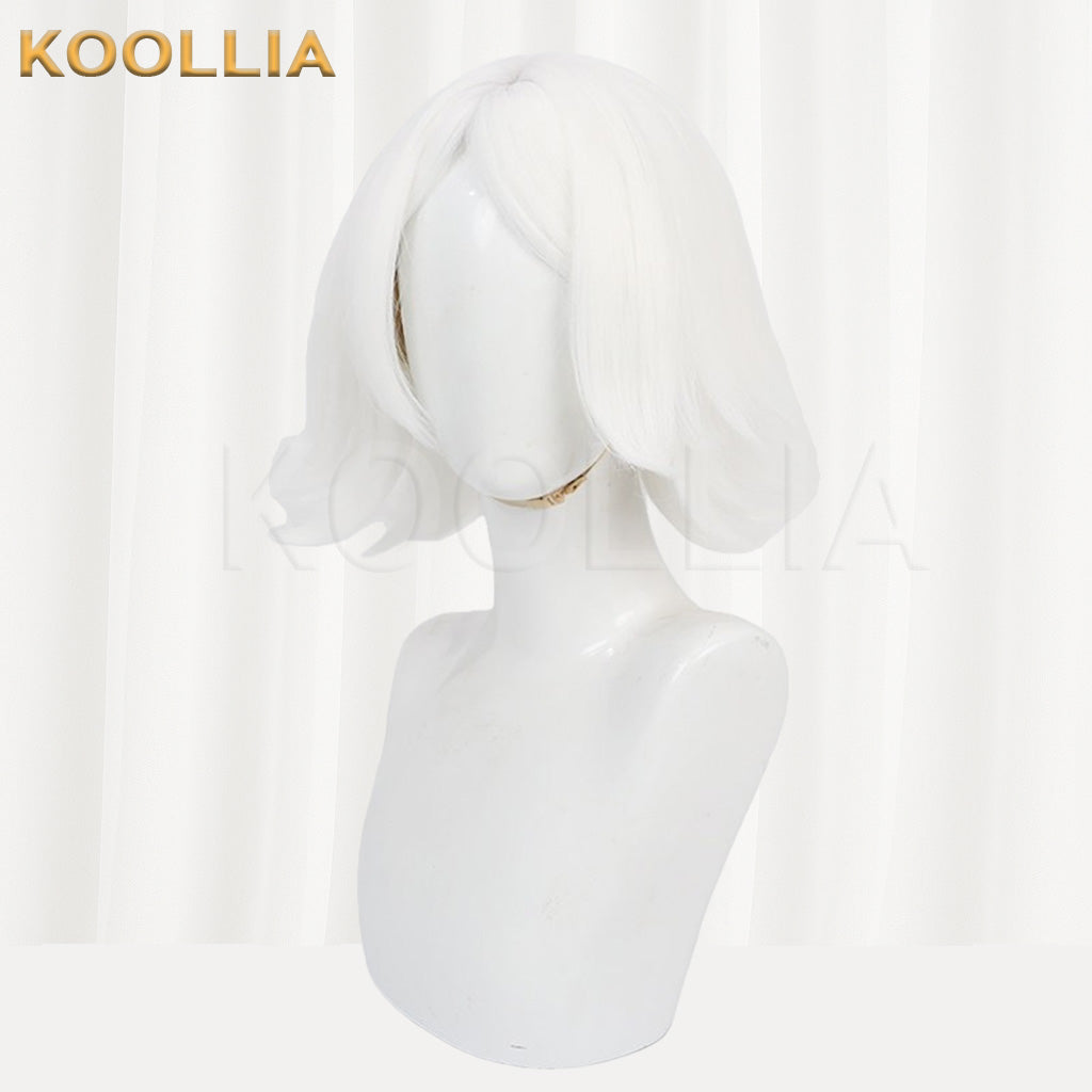 Tokyo Ghoul Juuzou Suzuya Pure White Medium Short Basic Wig