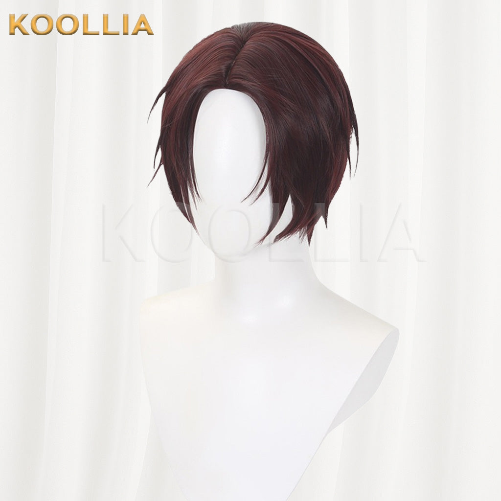 Wind Breaker Sufang Hayato Dark Reddish Brown Basic Wig