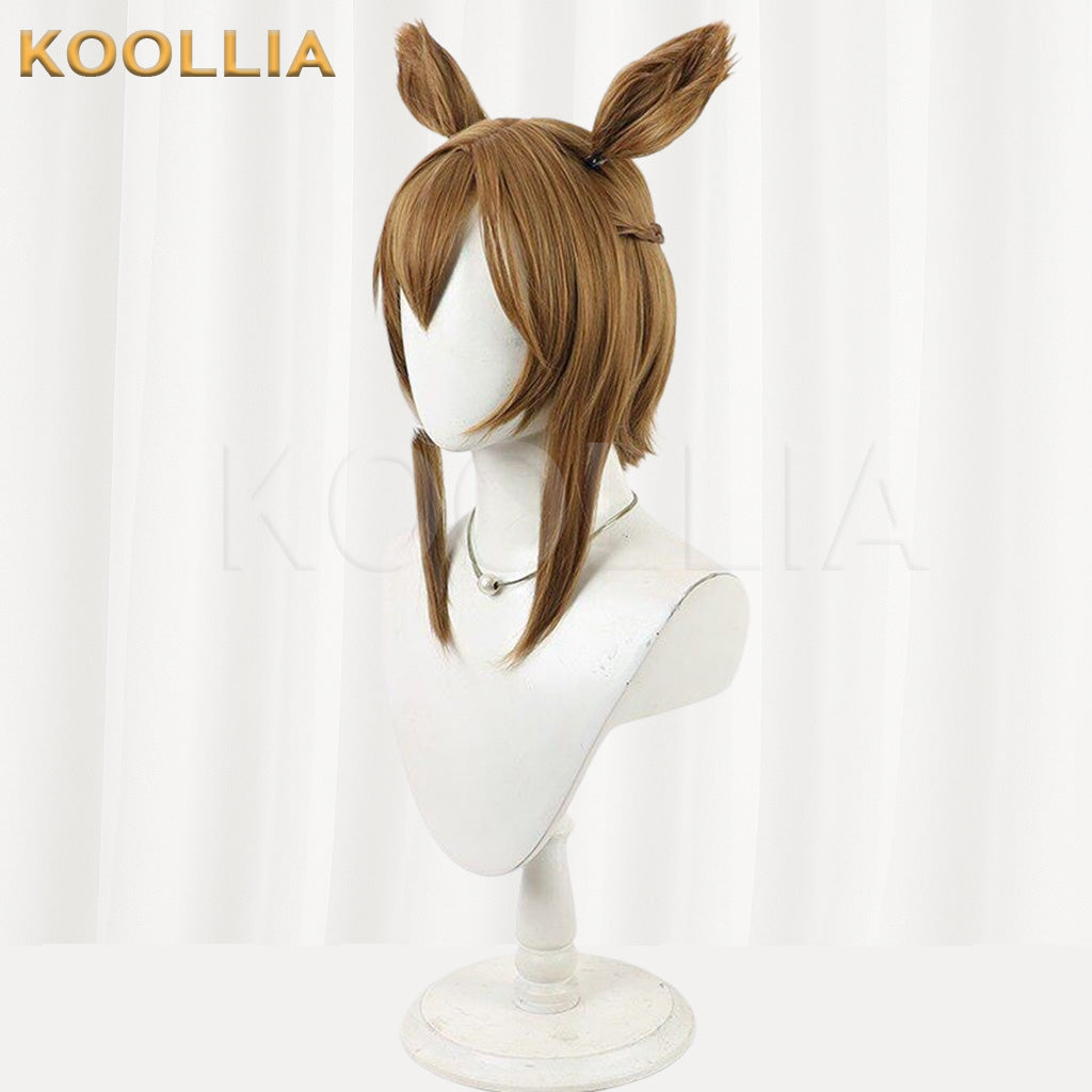 Uma Musume Pretty Derby Cheval Grand Brown Medium Short Basic Wig