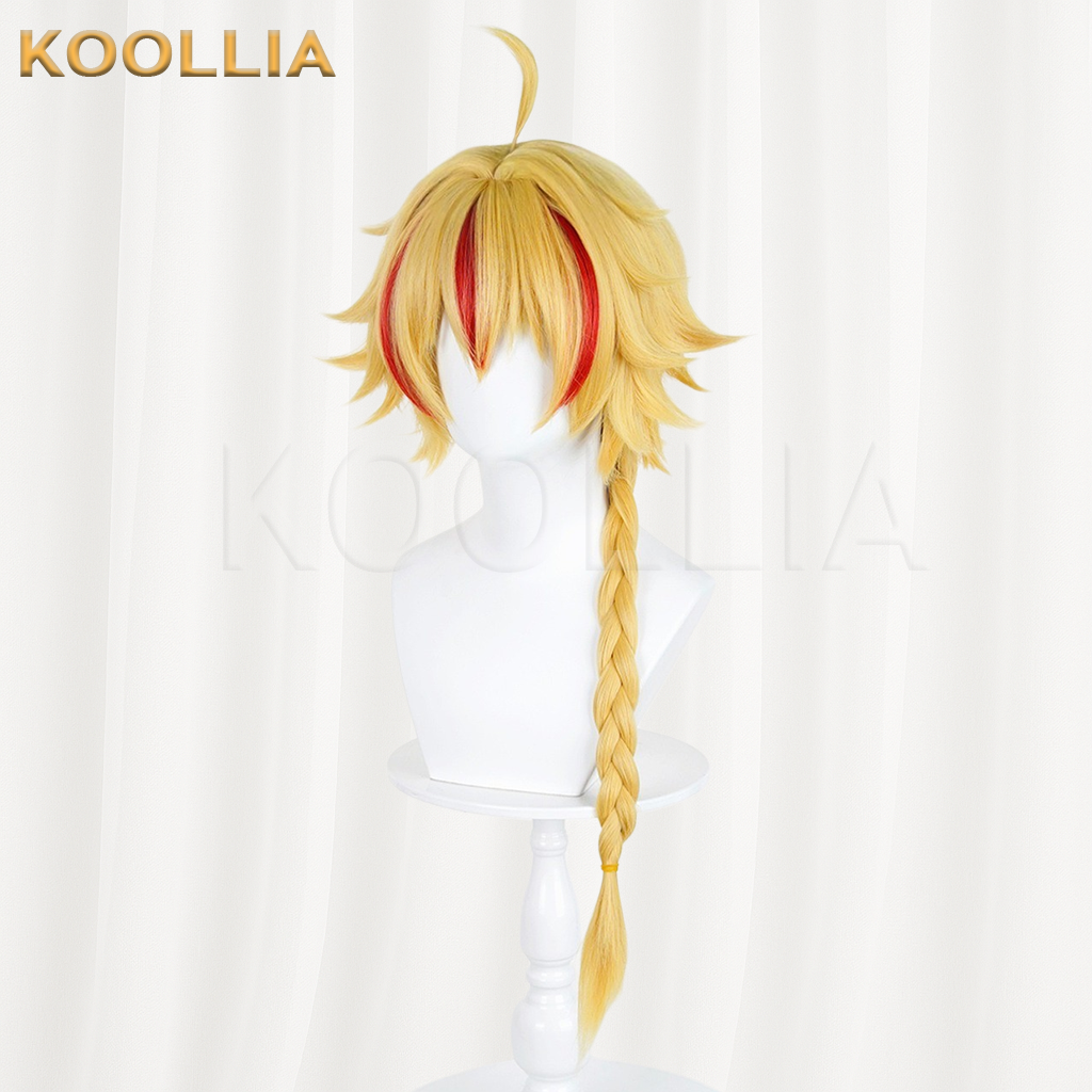 FGO Richard the Lionheart Golden Red Highlight Basic Wig