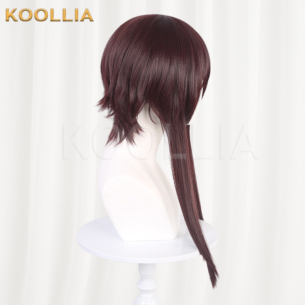 KonoSuba Megumin Dark Reddish Brown Basic Wig