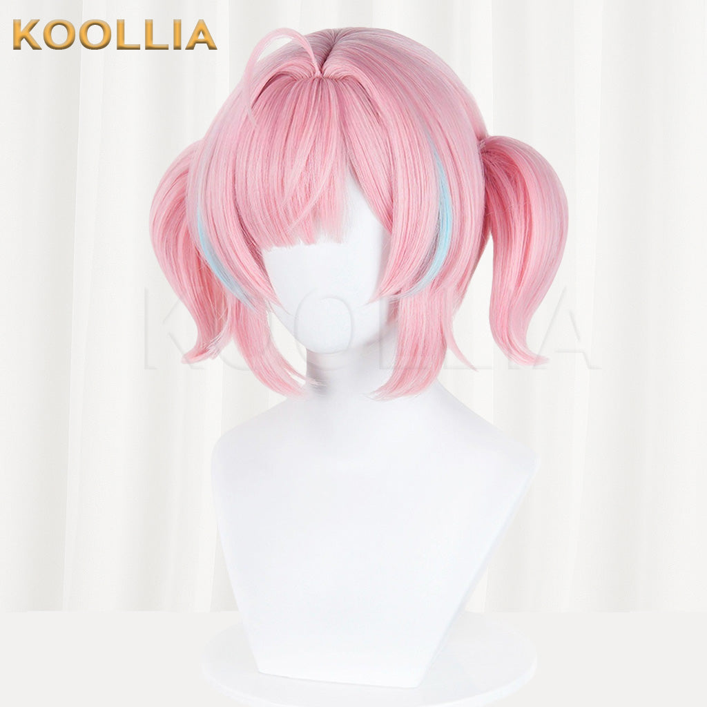 Wuthering Waves Ames Sakura Pink Twin Tails Basic Wig