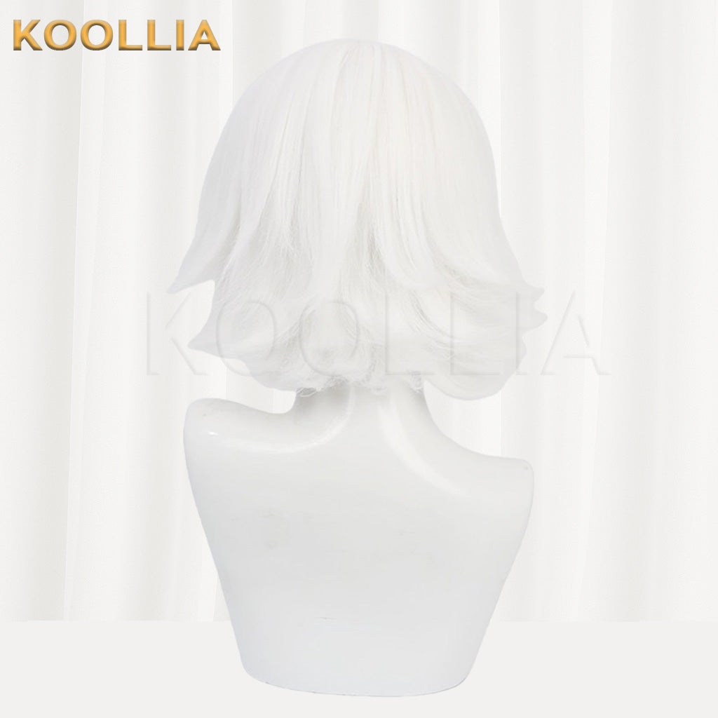 Tokyo Ghoul Juuzou Suzuya Pure White Medium Short Basic Wig