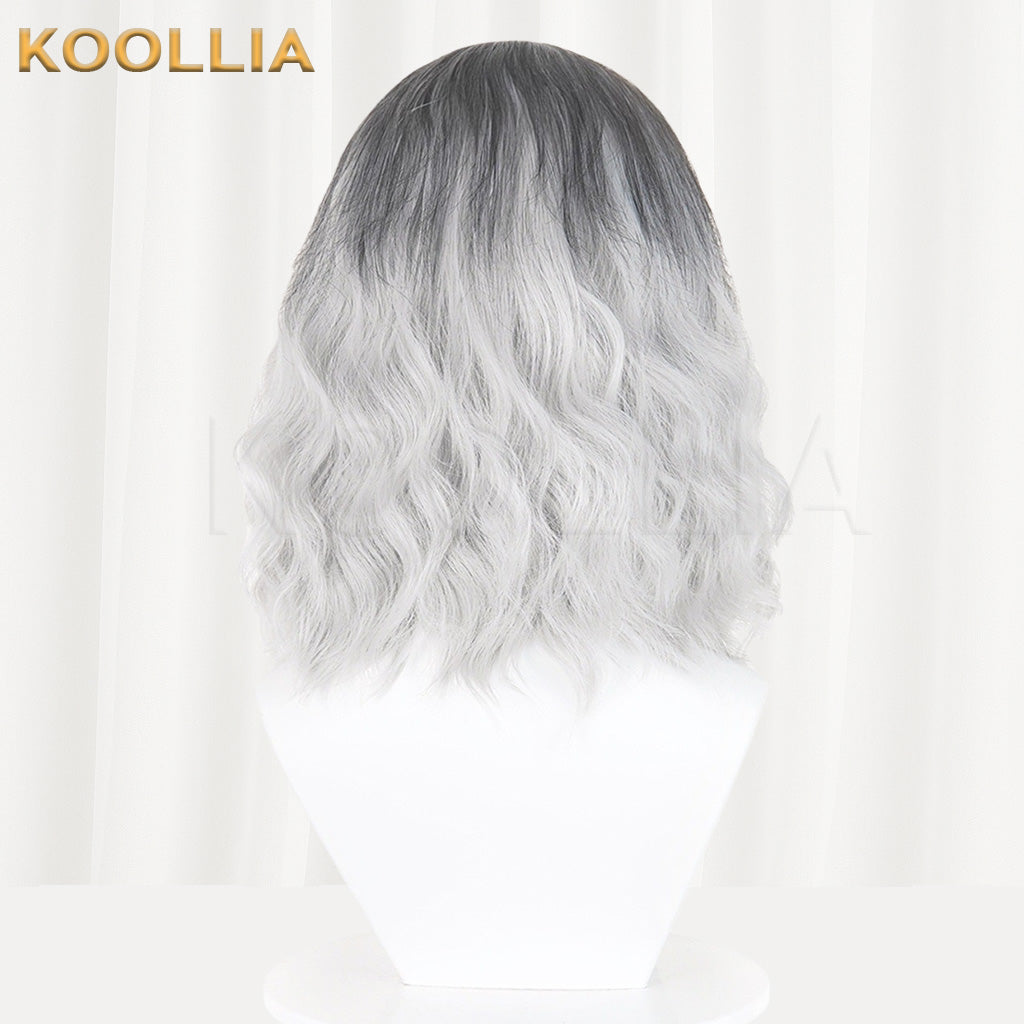 Resident Evil 9 Emily Mixed Gradient Curly Basic Wig