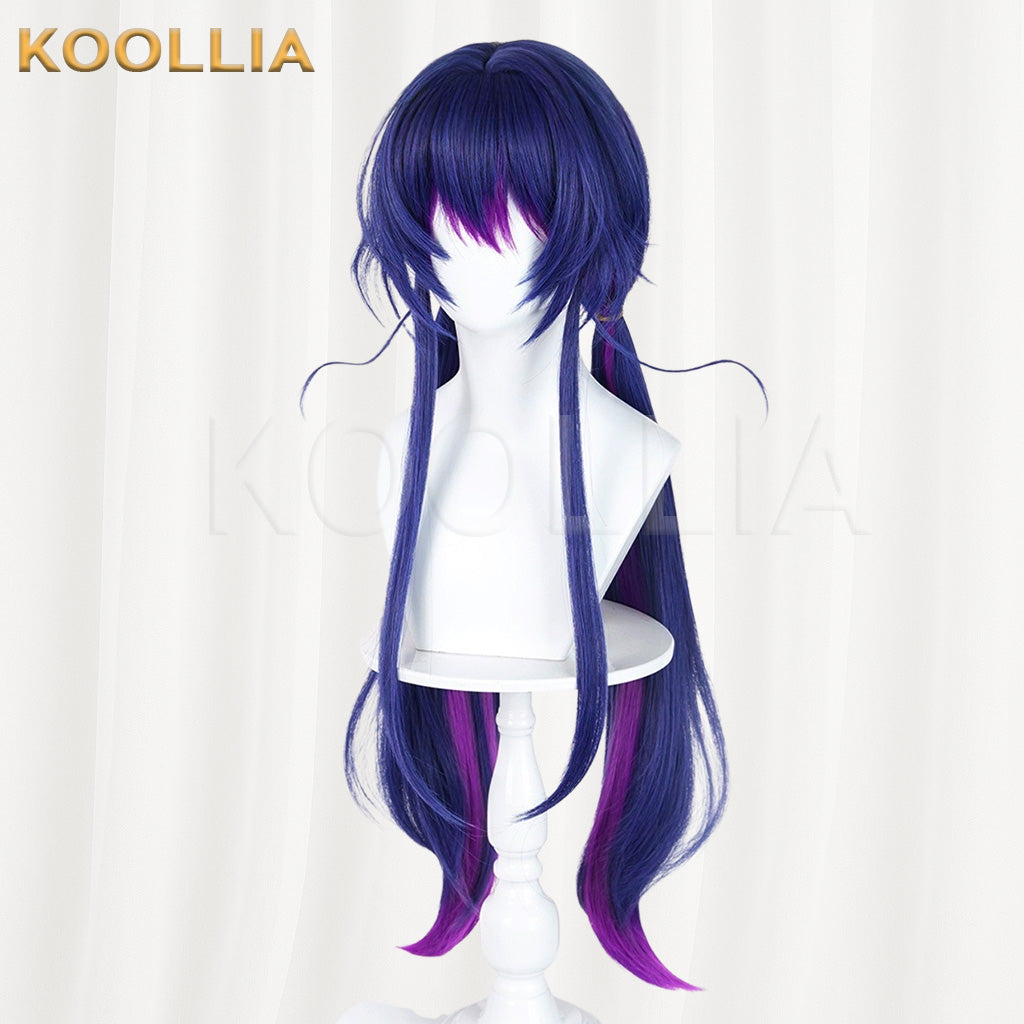 Arknights Chen Blue‑Purple Gradient Basic Wig