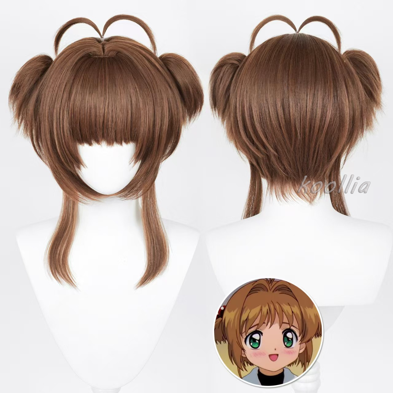 Card Captor Sakura Kinomoto Sakura Lange Basic-Perücke