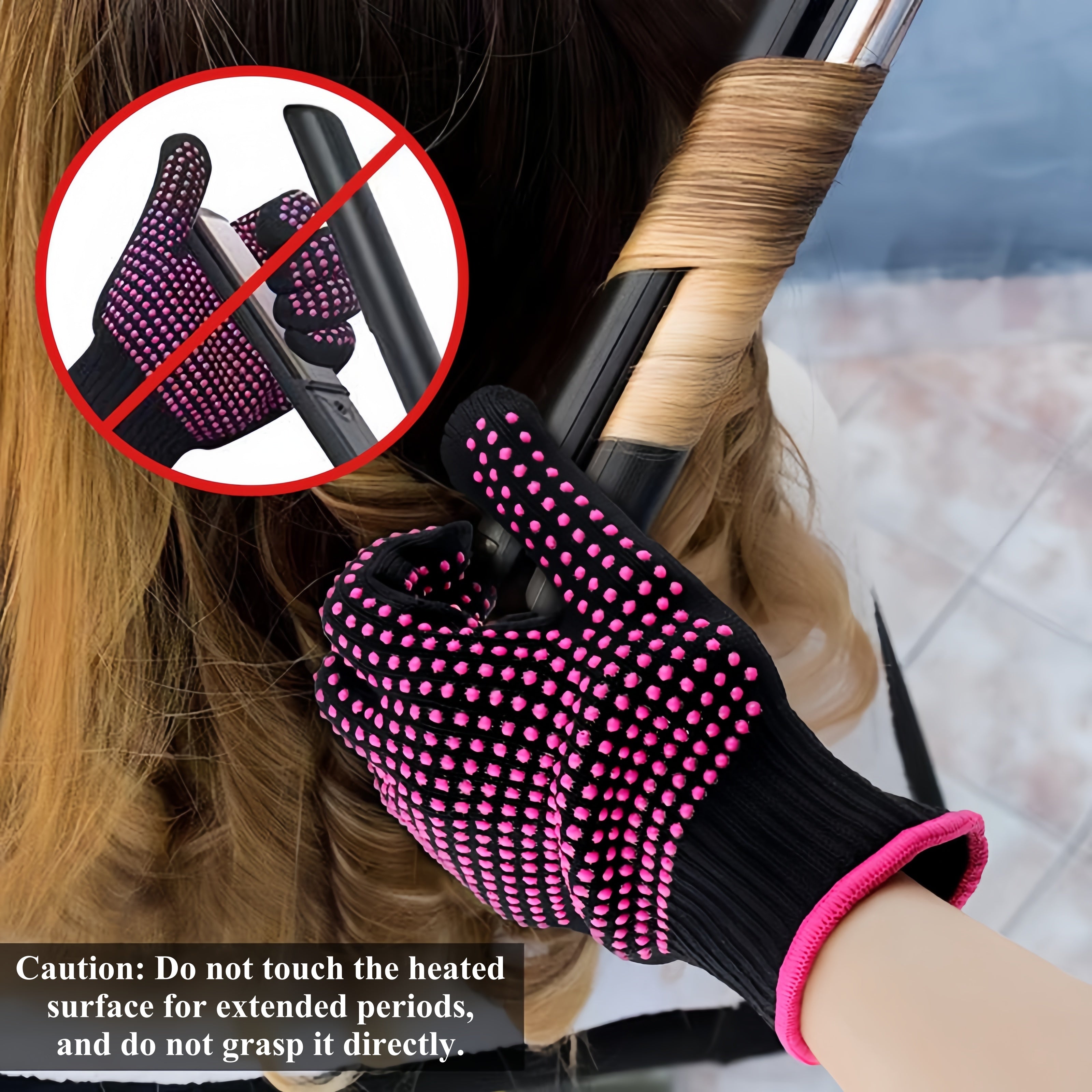 Heat-Resistant Anti-Slip Glove for Hair Styling Wig Stylist Tools
