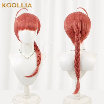 Gintama Kōka Orange Red Basic Wig Multi-angle Display by koollia