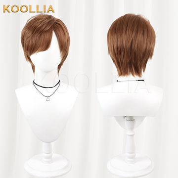 Kamen Rider Zi-O Tokiwa Sougo Light Brown Basic Wig Multi-angle Display by koollia