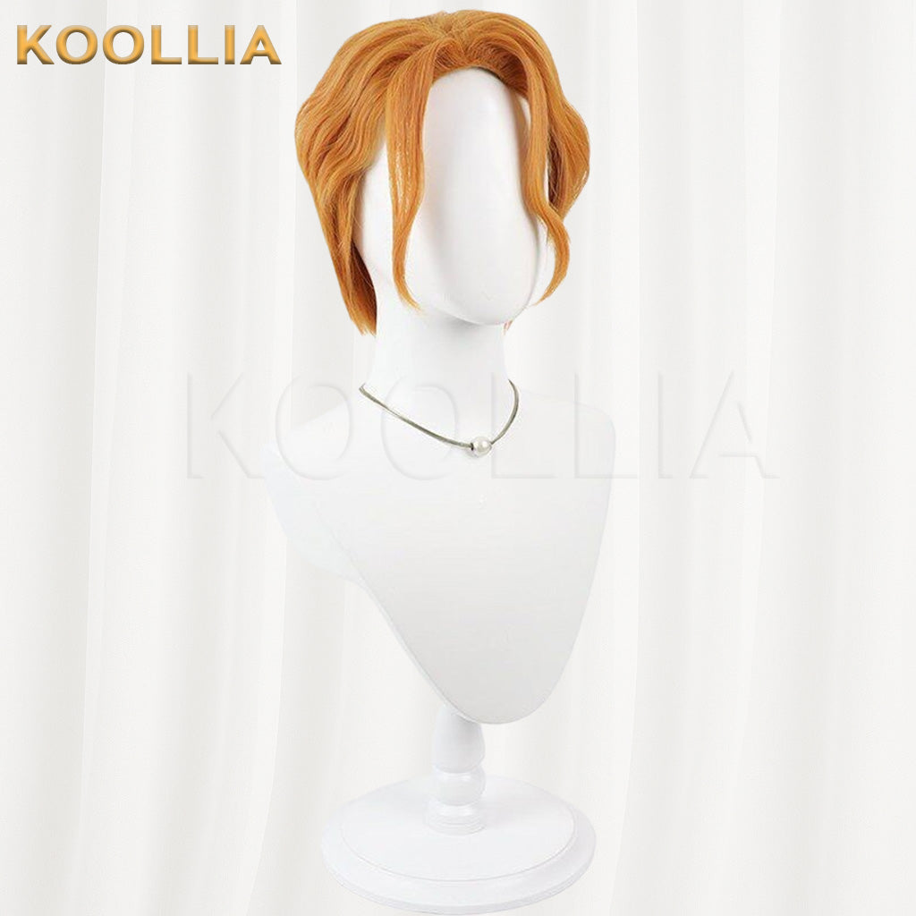 Twisted Wonderland Cater Diamond Orange Yellow Basic Wig