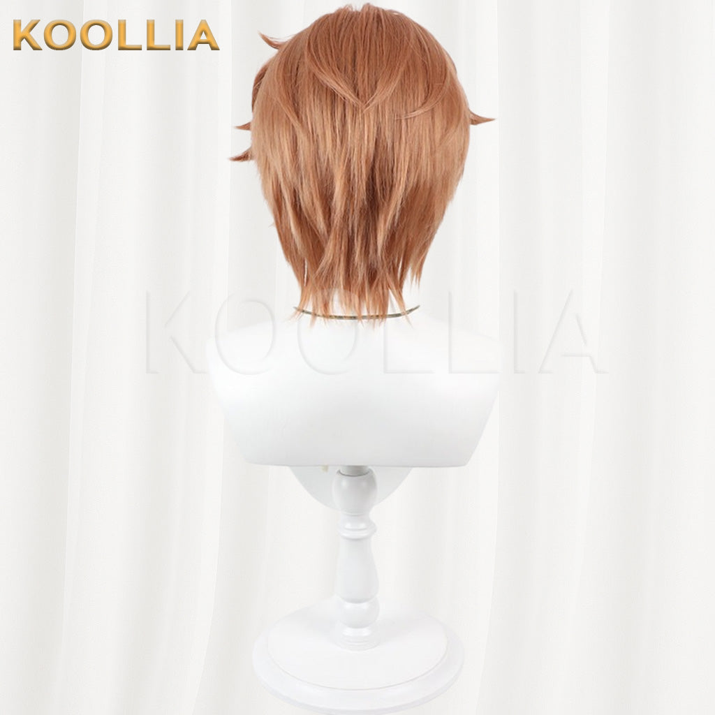 Granblue Fantasy Gran Light Orange Brown Basic Wig