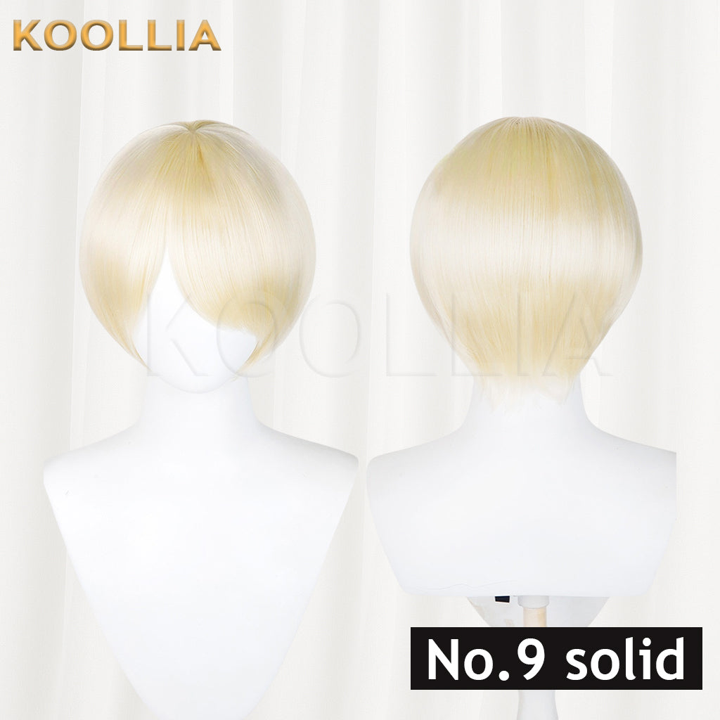 All-purpose 30cm Fluffy Mixed Fiber Short Hair Heat Resistant Basic Wig