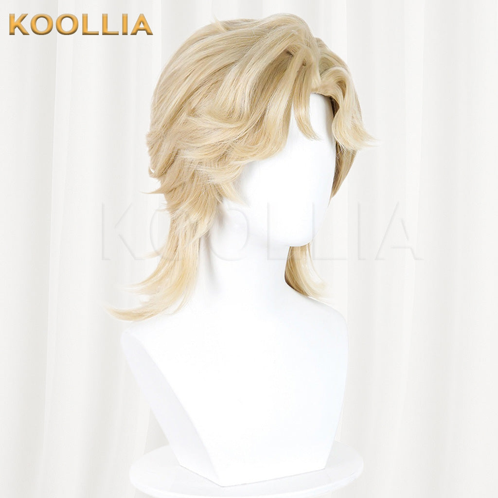 Identity V Knight Light Blonde Basic Wig