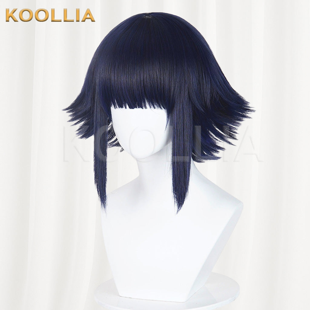 Naruto Hinata Hyuga Navy Blue Basic Wig