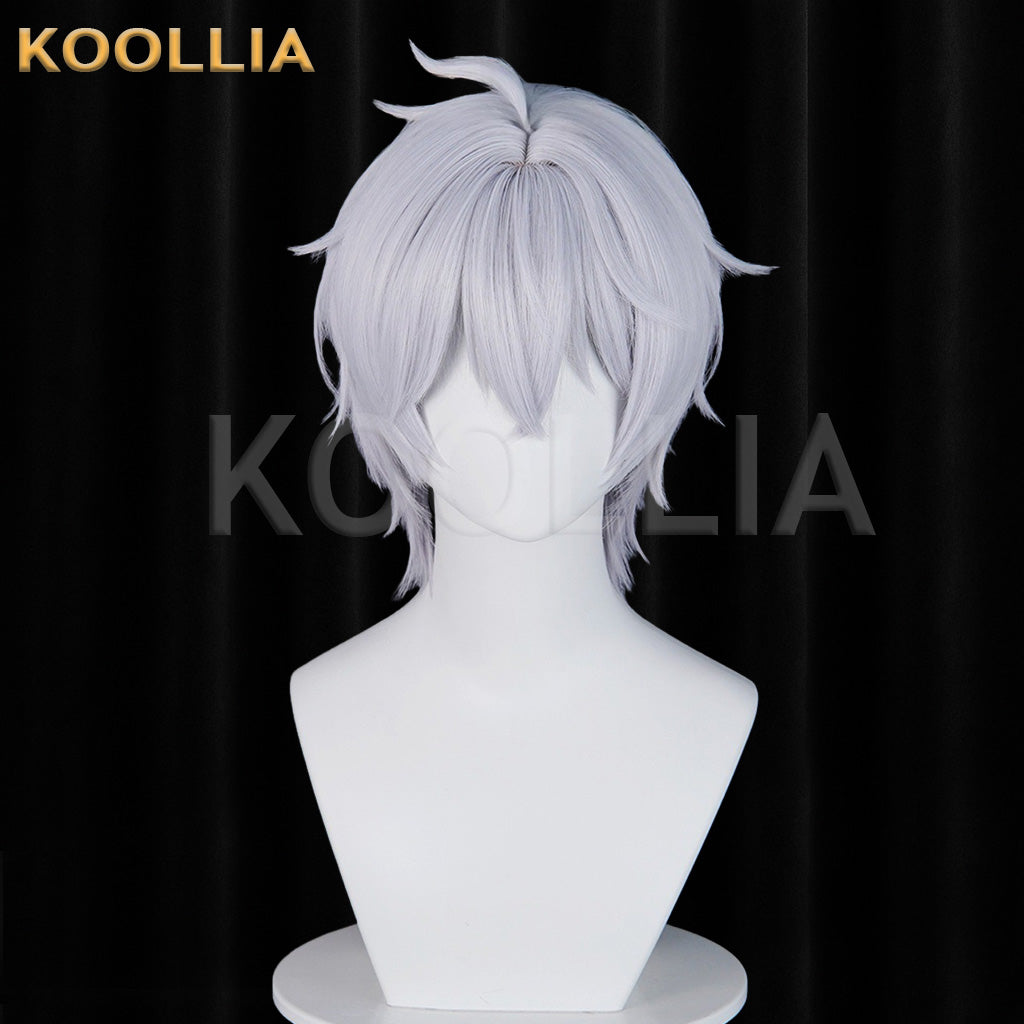 Game Neverness to Everness Esper Zero Gradient Light Gray Base Wig