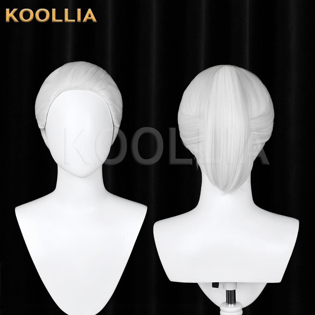 Demon Slayer Uzui Tengen Short White Hair Basic Wig