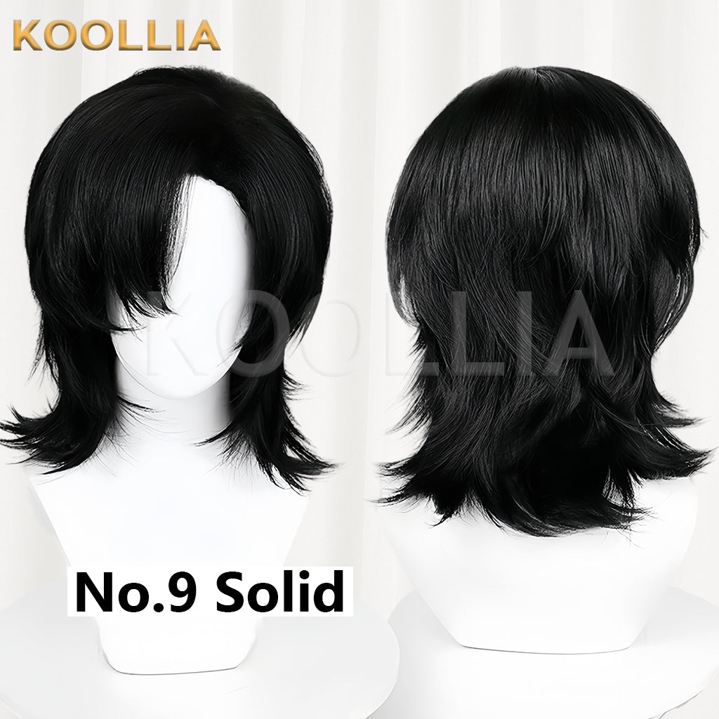 All-purpose Wig Matte Wolf Cut Wig with Side Parting