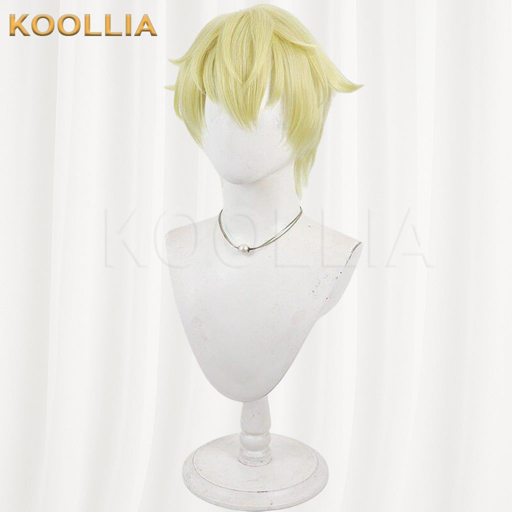 Which Side of Tama-kun Is It Now? Natsuki Ishiba Light Gold Basic Wig