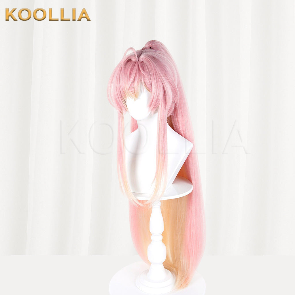 Wuthering Waves Aemeath Long Pink Hair Basic Wig