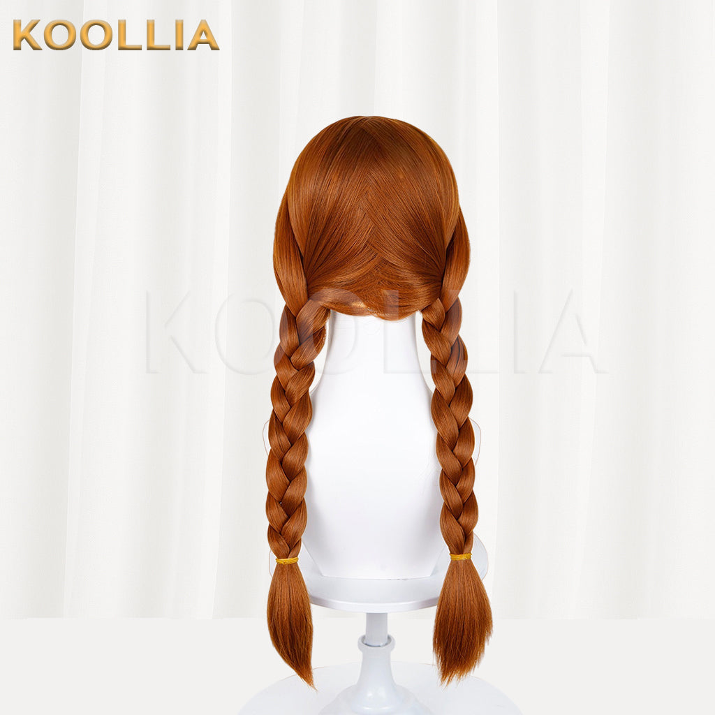 Wednesday Agnes DeMiller Long Brown Hair Basic Wig