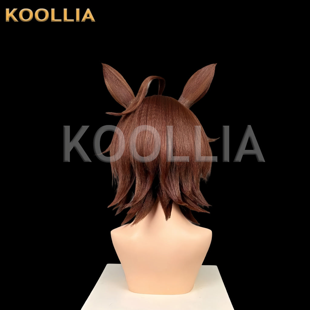 Umamusume: Pretty Derby Agnes Tachyon Short Brown Hair Styled Basic Wig