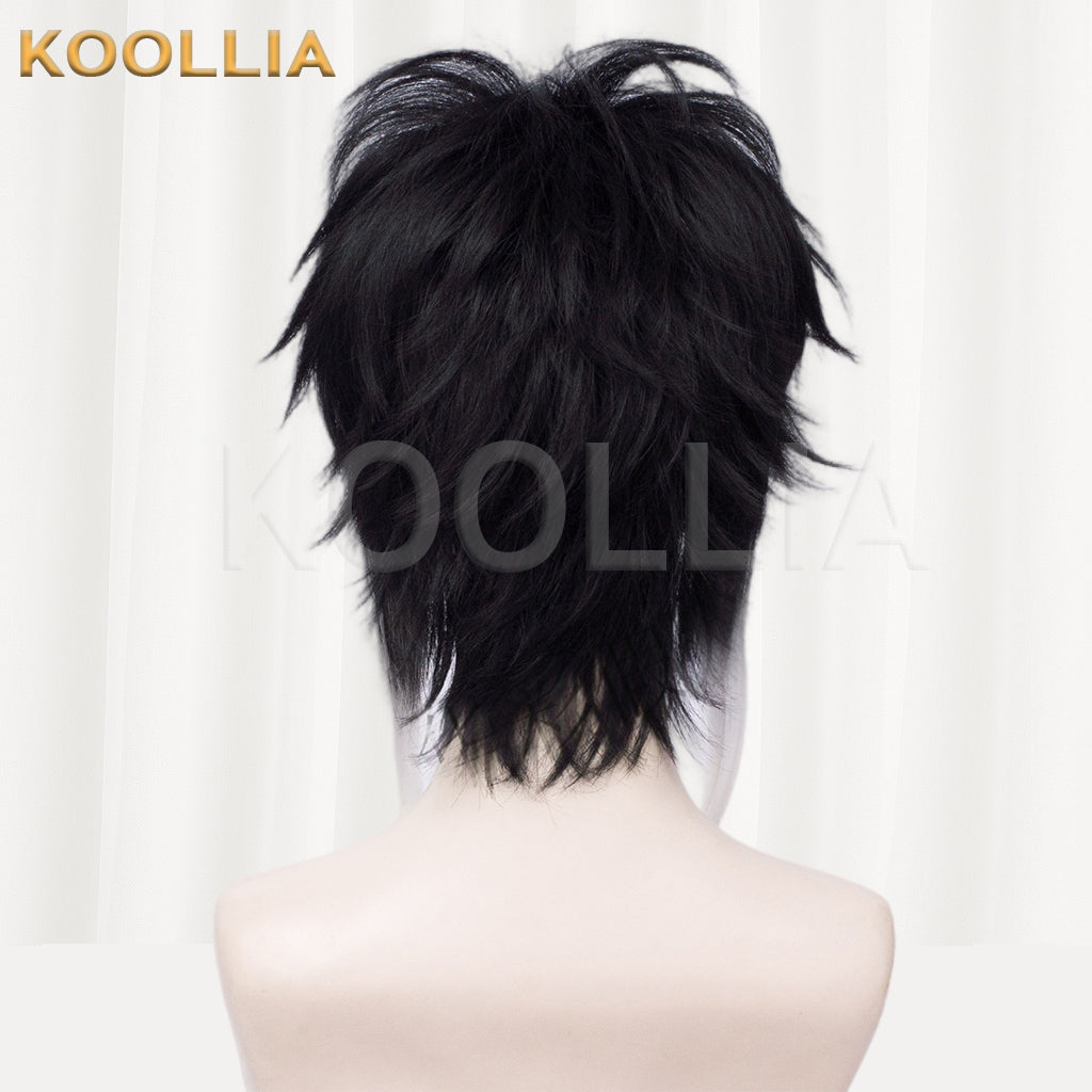 Bungo Stray Dogs Akutagawa Ryunosuke Short Black Hair Basic Wig