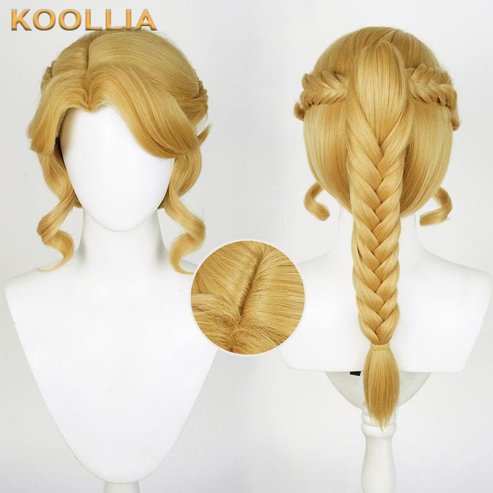 Identity V Journalist Alice DeRoss Long Dark Golden Hair Basic Wig