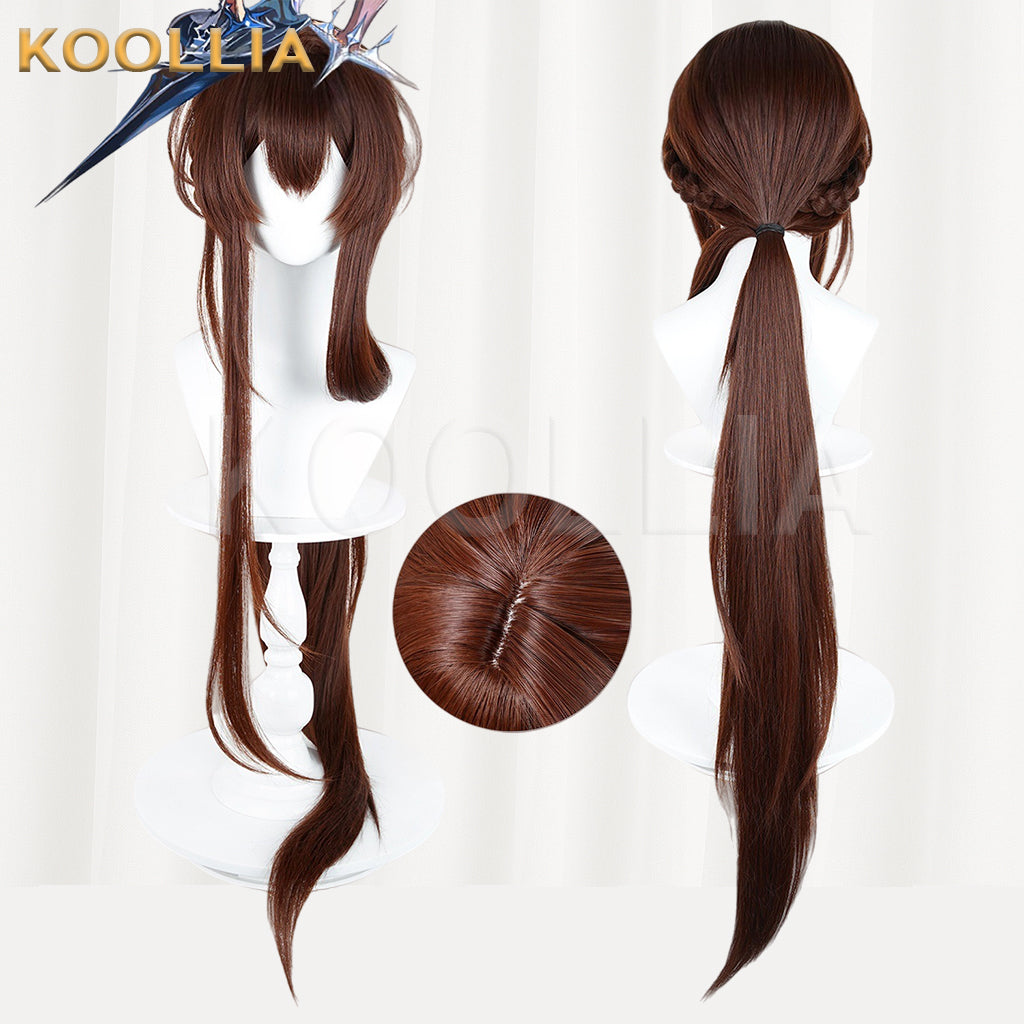Arknights Amiya Long/Short Brown Hair Basic Wig
