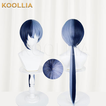 Project Sekai: Colorful Stage feat. Hatsune Miku Aoyagi Toya Short/Long Mix Hair Basic Wig - KOOLLIA