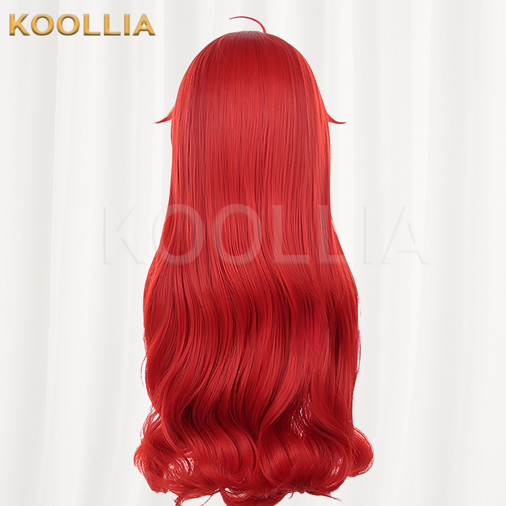 Honkai: Star Rail Argenti Long Red Hair Basic Wig