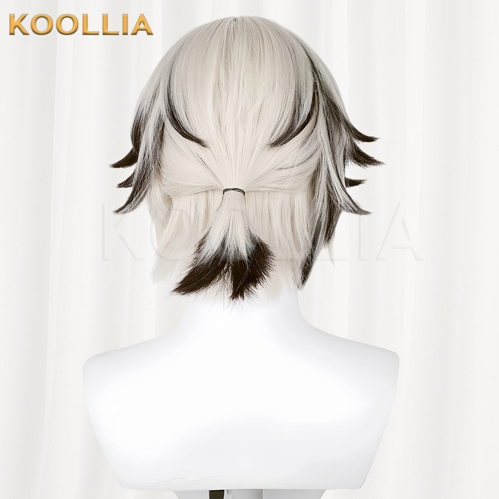 Honkai: Star Rail Arlan Short White Hair Basic Wig