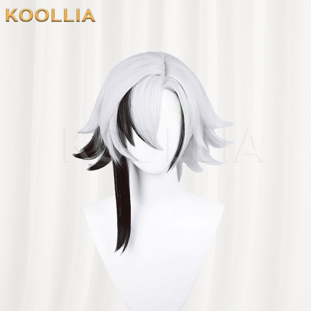 Genshin Impact Arlecchino Short/Long Mix Hair Basic Wig