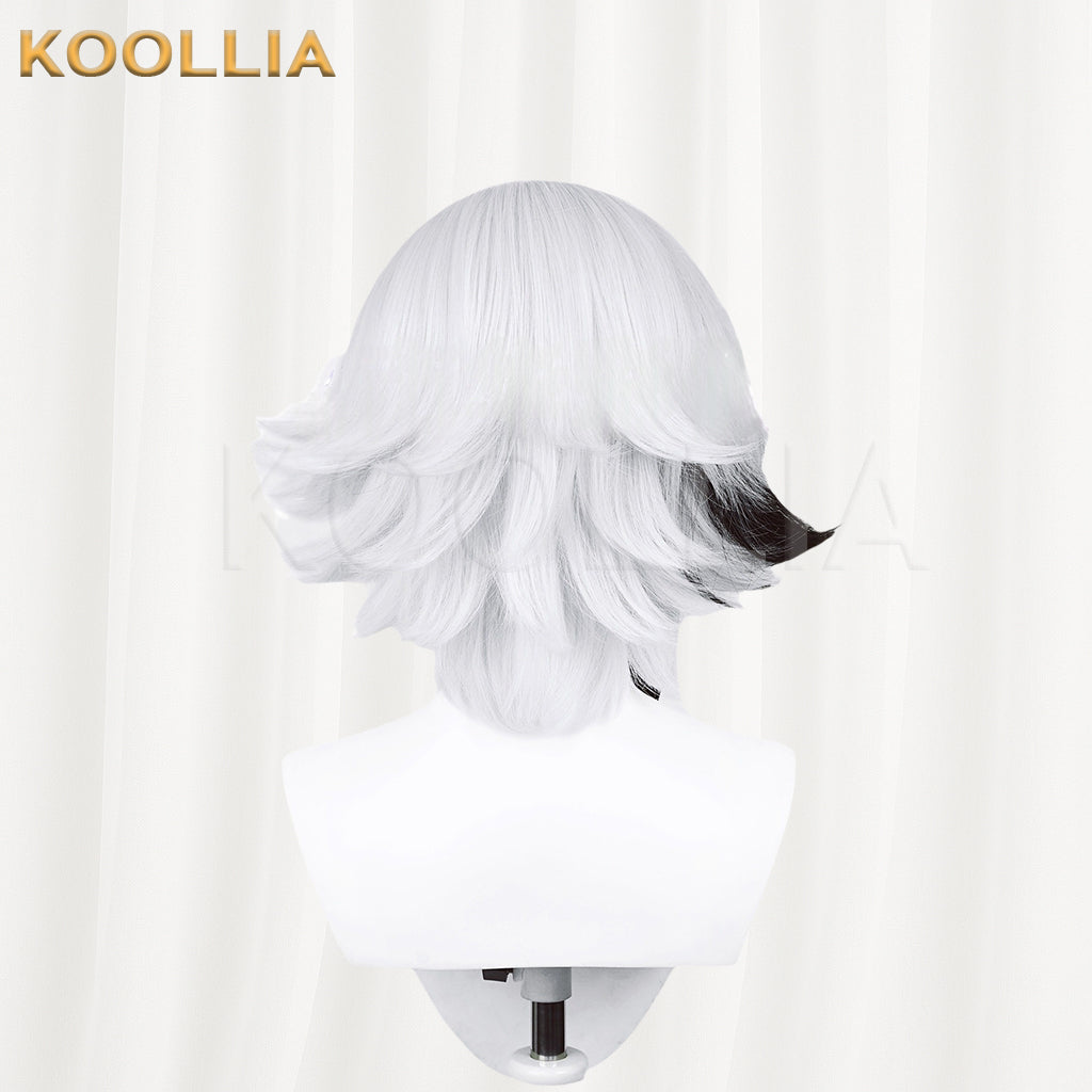 Genshin Impact Arlecchino Short/Long Mix Hair Basic Wig