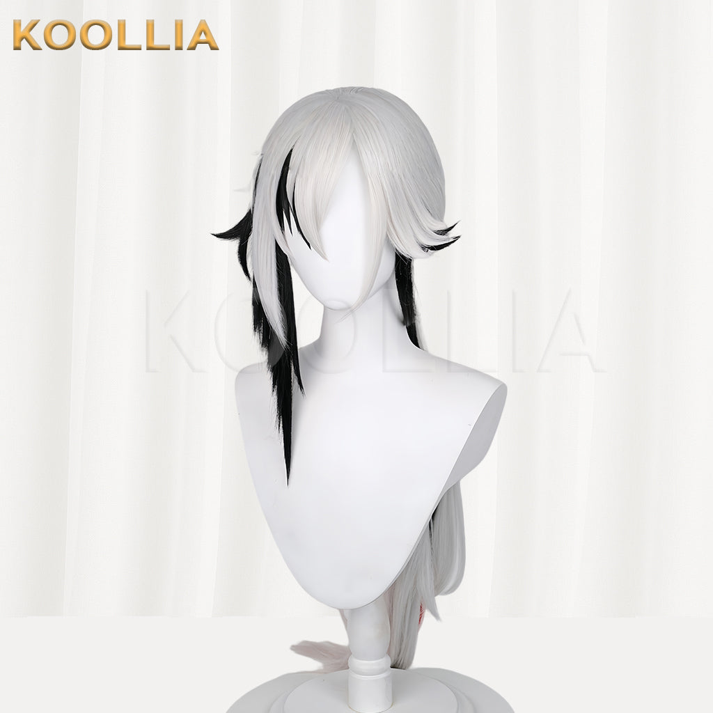Genshin Impact Arlecchino Short/Long Mix Hair Basic Wig