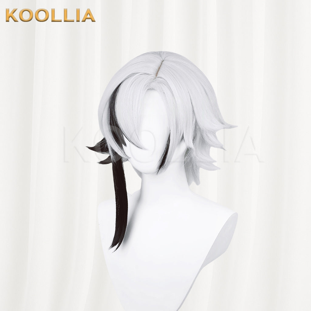 Genshin Impact Arlecchino Short/Long Mix Hair Basic Wig