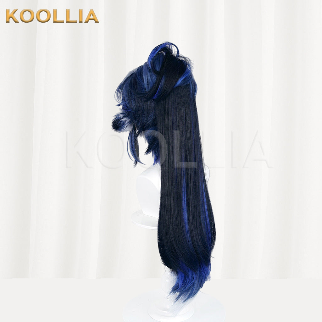 Arknights Astgenne the Lightchaser Long Blue White Hair Basic Wig