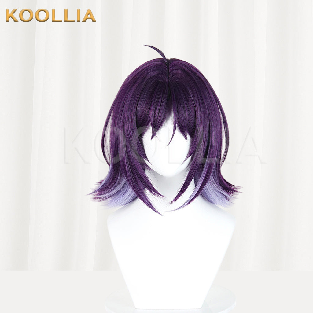 Chrono Kaguya Ayaha Sakayori Short Purple Hair Basic Wig