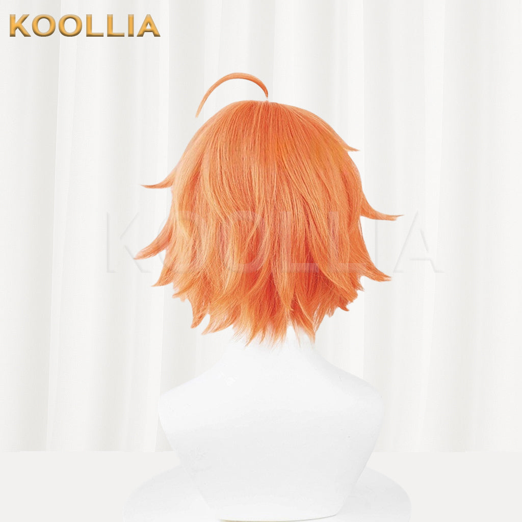 Honor of Kings Baili Xuance Short Orange Hair Basic Wig
