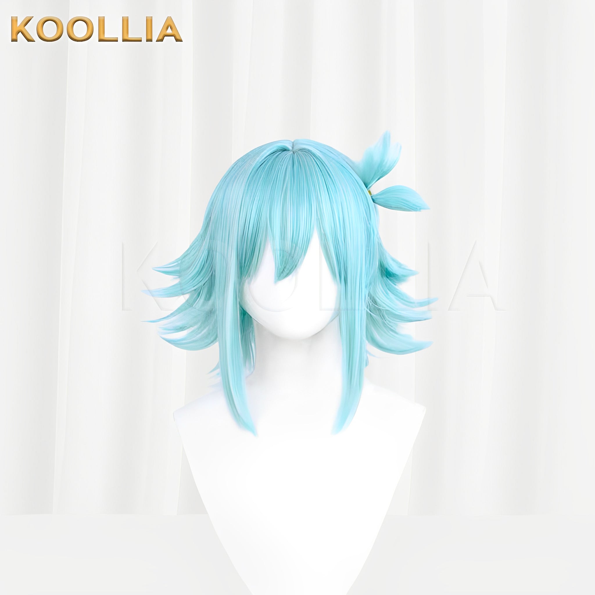¡¶OMORI¡·Basil Short Light Green/Yellow Hair Basic Wig