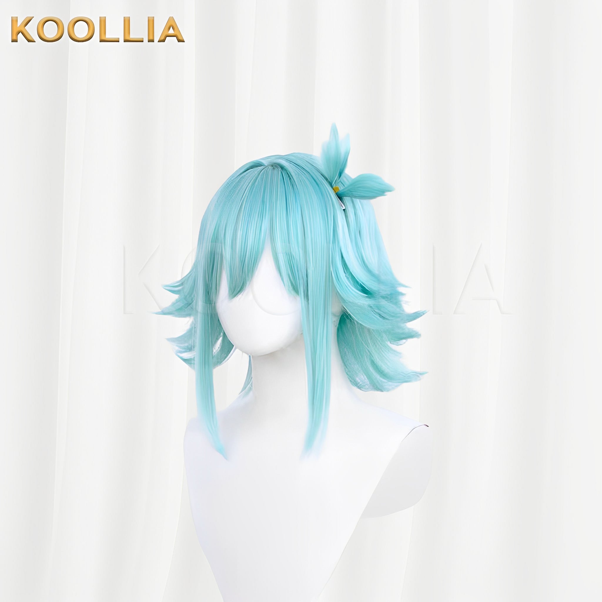 ¡¶OMORI¡·Basil Short Light Green/Yellow Hair Basic Wig