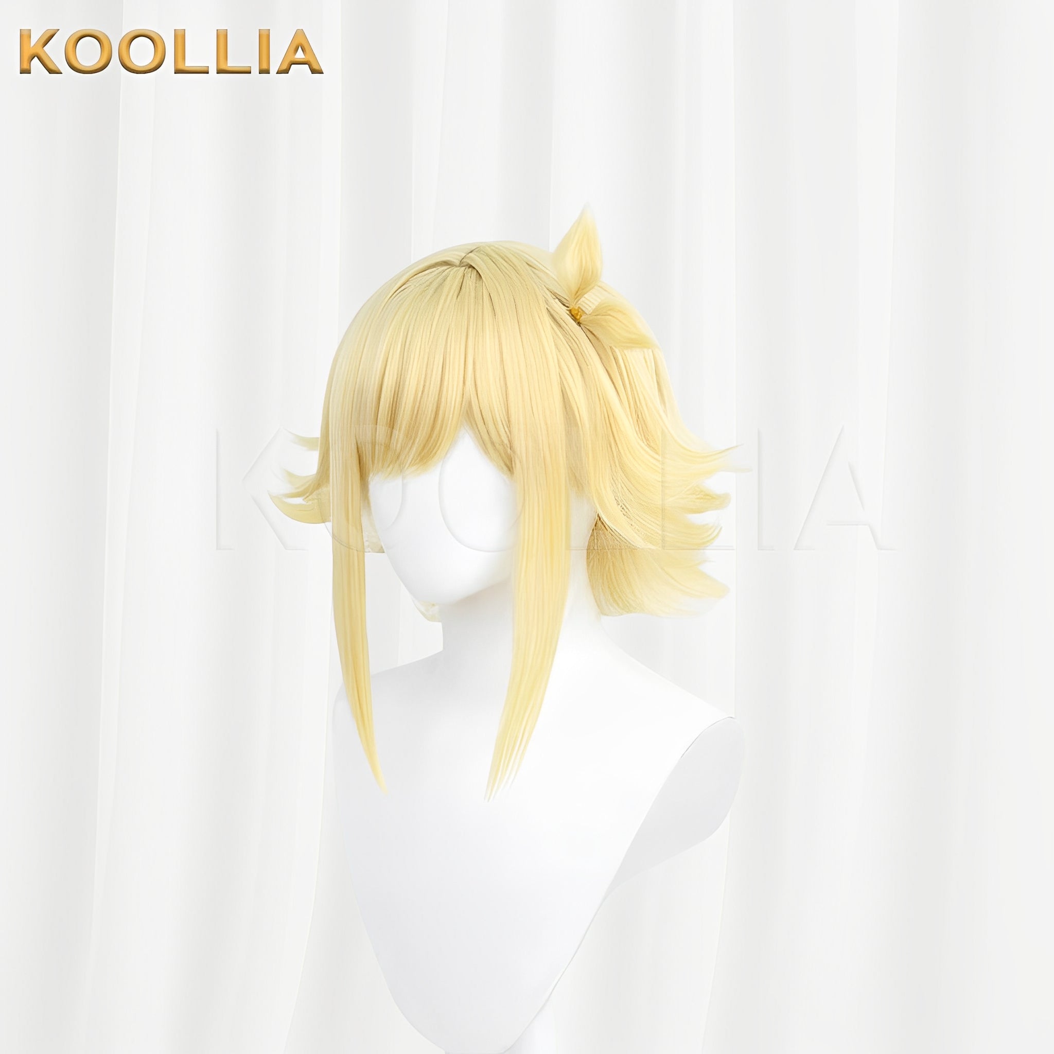¡¶OMORI¡·Basil Short Light Green/Yellow Hair Basic Wig